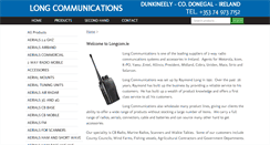 Desktop Screenshot of longcom.ie