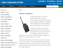 Tablet Screenshot of longcom.ie